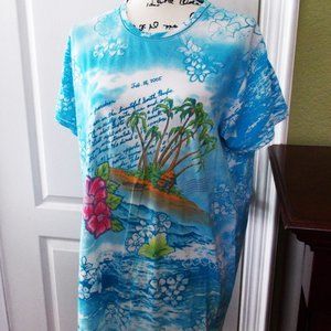 💕 3/$25 💕 White Stag Tropical Sleep Shirt